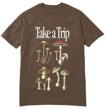 Take A Trip T-Shirt Brown